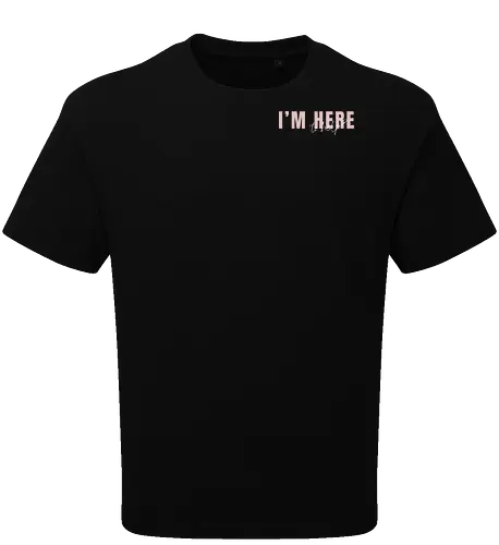 Here To Help - Rosa mit weißer Schrift