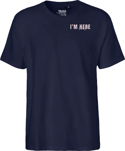 Here To Help - Rosa mit weißer Schrift