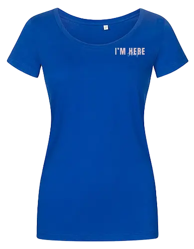 Here To Help - Rosa mit weißer Schrift