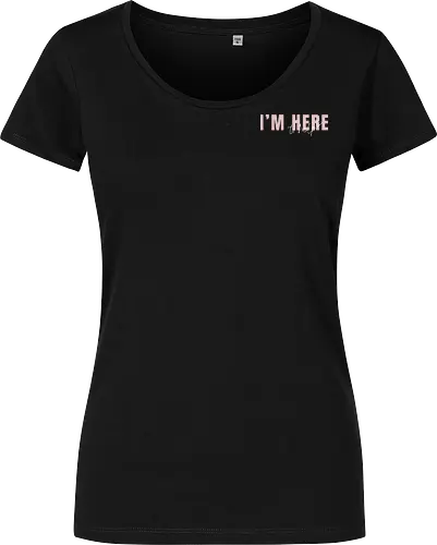 Here To Help - Rosa mit weißer Schrift