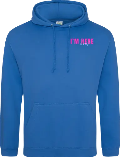 Here To Help - Pink mit weißer Schrift