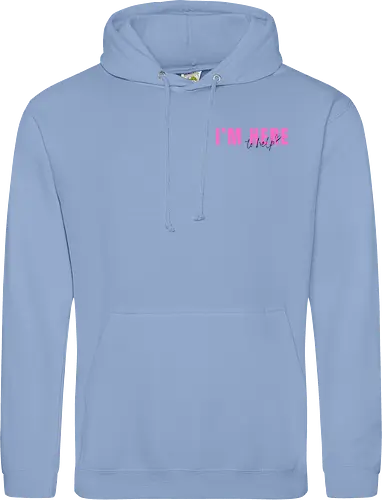 Here To Help - Pink mit schwarzer Schrift