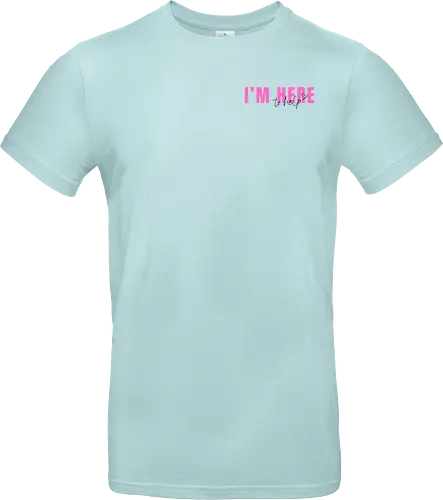 Here To Help - Pink mit schwarzer Schrift