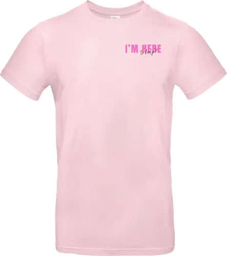 Here To Help - Pink mit schwarzer Schrift