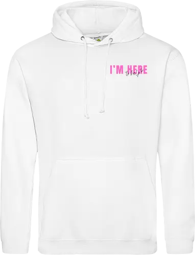 Here To Help - Pink mit schwarzer Schrift