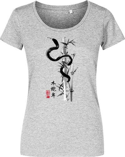 Year of the snake sumi e