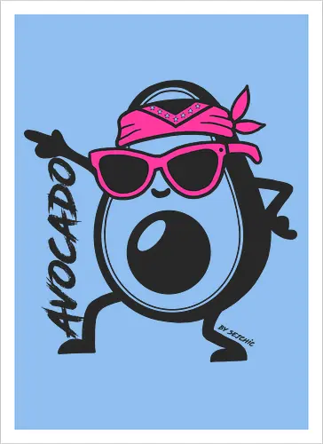Avocado Fuchsia