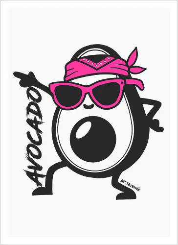 Avocado Fuchsia