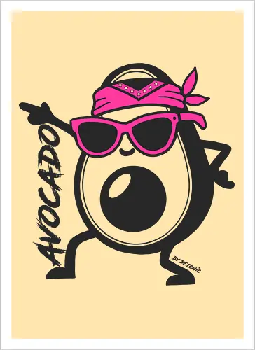 Avocado Fuchsia