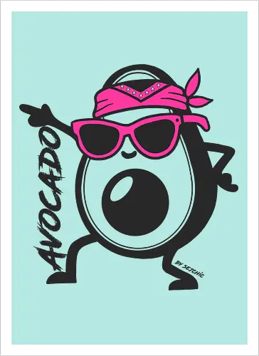 Avocado Fuchsia