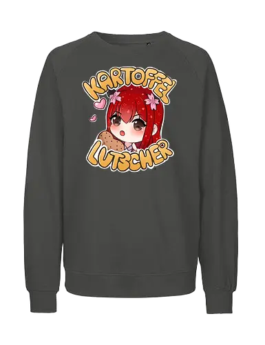 Nina non emote Kartoffel lutscher - Xlxwnz, safespace, dbd, gaming, streaming, twitch, Sasukara - Fairtrade Sweatshirt
