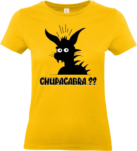 Chupacabra?? - Natur, schaurig, Liebhaber, Mystik, Design, Chupacabra, Monster, Kryptid, Mythos, Mystery, Ziegensauger, Legende, Volksglaube, Kreatur, minimalistisch, Kult, Kryptozoologie, Skurrilität, Abenteuer, geheimnisvoll - Standard T-Shirt (Frauen)