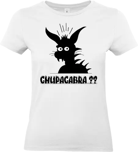 Chupacabra?? - Natur, schaurig, Liebhaber, Mystik, Design, Chupacabra, Monster, Kryptid, Mythos, Mystery, Ziegensauger, Legende, Volksglaube, Kreatur, minimalistisch, Kult, Kryptozoologie, Skurrilität, Abenteuer, geheimnisvoll - Standard T-Shirt (Frauen)
