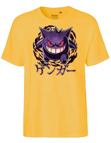 Night Shade - Pocket, Ghost type, Anime, Video game, Art, Fan art, Dark type, go, Mega Ghost, Ghost evolution - Fairtrade T-Shirt