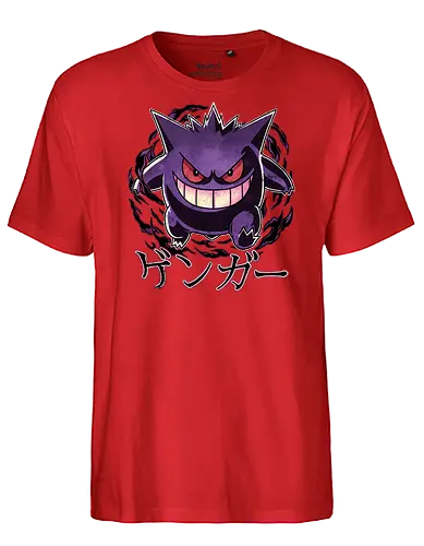 Night Shade - Pocket, Ghost type, Anime, Video game, Art, Fan art, Dark type, go, Mega Ghost, Ghost evolution - Fairtrade T-Shirt