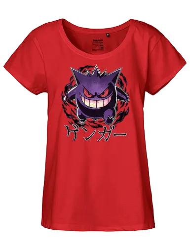 Night Shade - Pocket, Ghost type, Anime, Video game, Art, Fan art, Dark type, go, Mega Ghost, Ghost evolution - Fairtrade Girl Shirt
