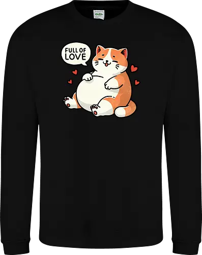 Full of love cat