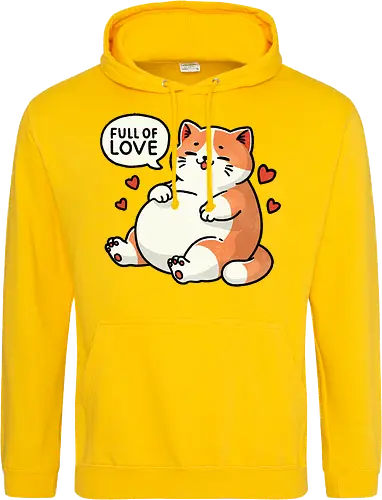 Full of love cat