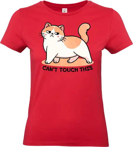 Can't touch this - music, rap, hip hop, dance, funny, meme, 90s, nostalgia, party, song lyrics, catchy, stylish, iconic, performance, culture, cat, sassy, kitten - Standard T-Shirt (Frauen)