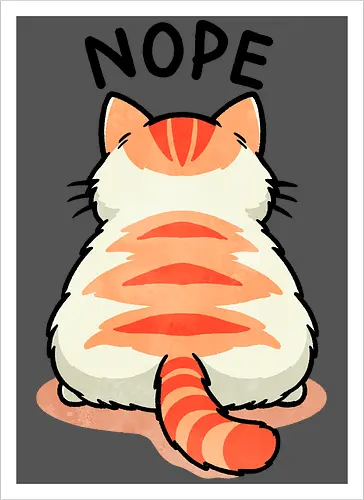 Nope cat