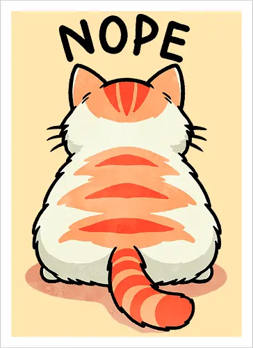 Nope cat
