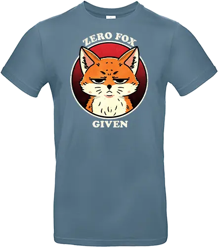 Zero fox given - zero fox given, fox, pun, wildlife, sarcastic, gift for her, funny fox, sassy fox, illustration, graphic design, animal art, snarky, humor, quirky, art prints - Standard T-Shirt