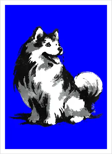 Sumi-e Pup