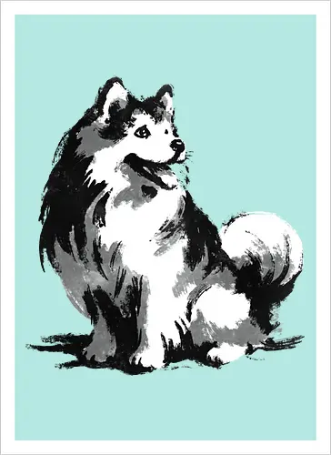 Sumi-e Pup