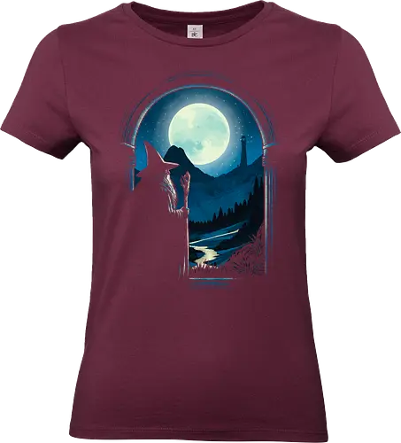 Journey beginning - Wizard, fantasy, magic, magician, fictional character, sorcerer, adventure, epic, mythical, cinematic - Standard T-Shirt (Frauen)