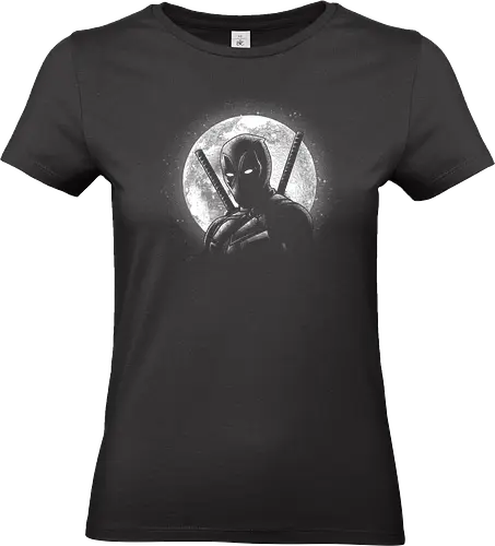 Moonlight Merc - Antihero, moon, comics, superhero, antihero, funny, action, red, costume, space, galaxy, comic book, graphic novel, pop culture - Standard T-Shirt (Frauen)