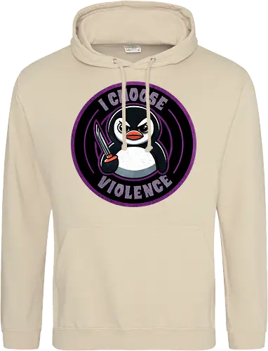 I choose violence penguin
