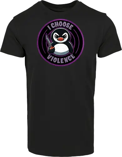 I choose violence penguin