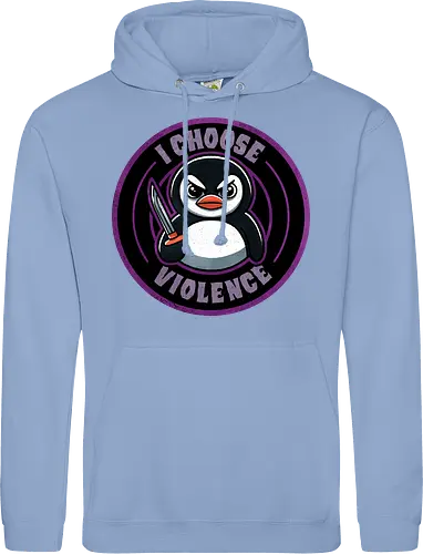 I choose violence penguin