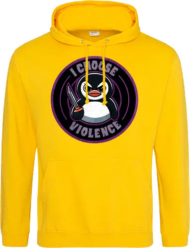 I choose violence penguin