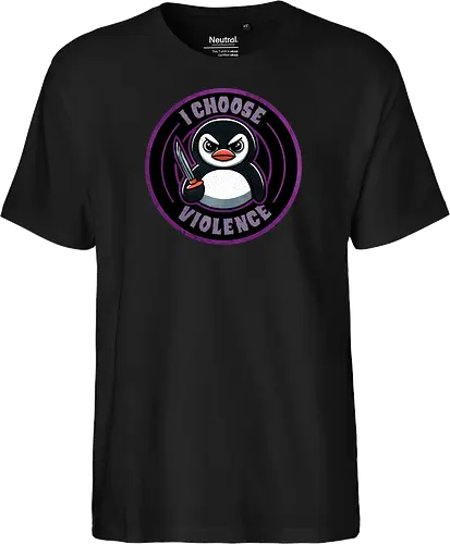 I choose violence penguin