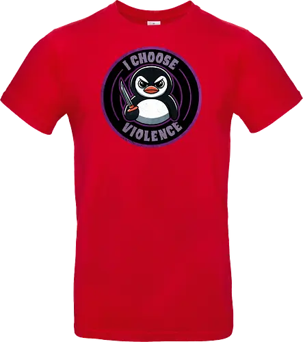 I choose violence penguin