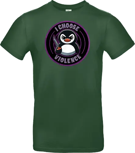 I choose violence penguin