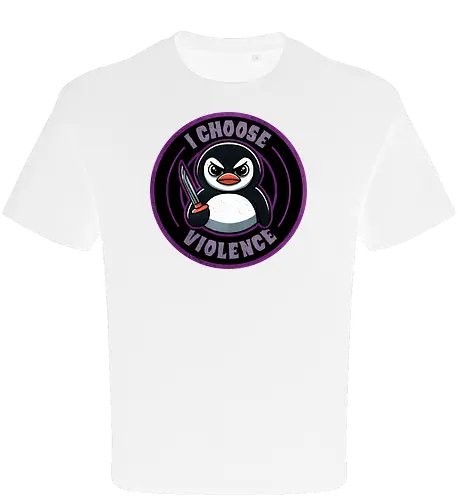 I choose violence penguin