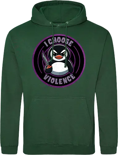 I choose violence penguin