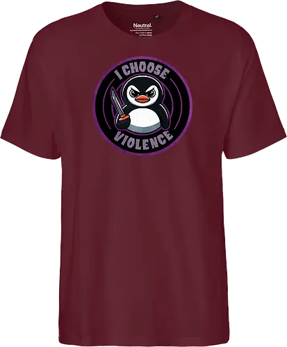 I choose violence penguin
