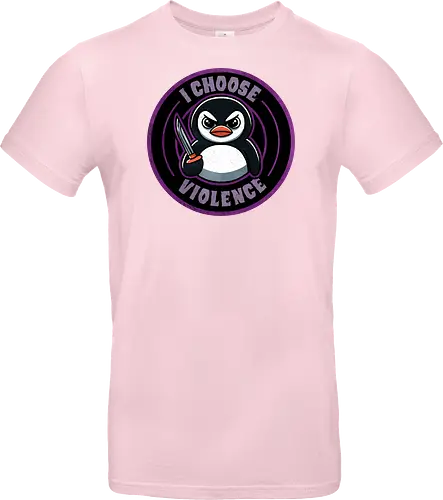 I choose violence penguin