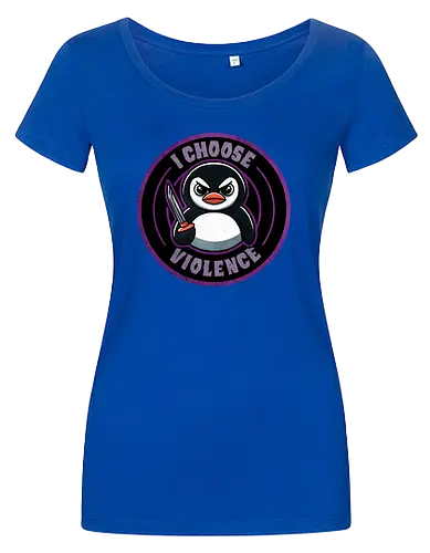 I choose violence penguin