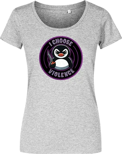 I choose violence penguin