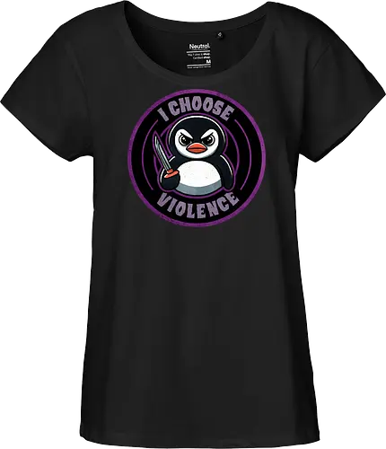 I choose violence penguin