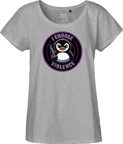 I choose violence penguin