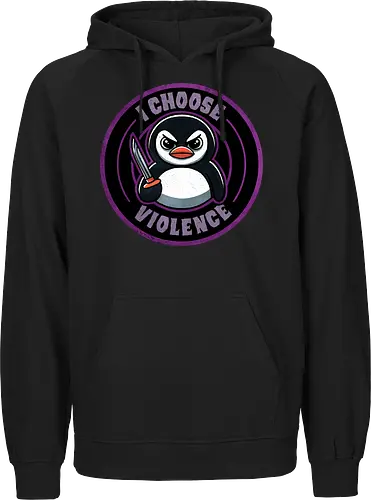 I choose violence penguin