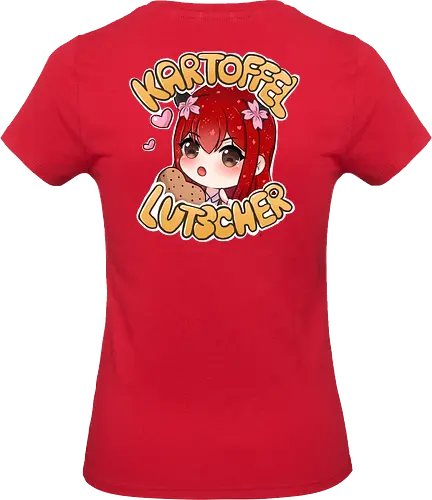 Kartoffel lutscher Druck (hinten) - Xlxwnz, safespace, dbd, gaming, streaming, twitch, Sasukara - Standard T-Shirt (Frauen)