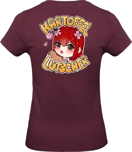 Kartoffel lutscher Druck (hinten) - Xlxwnz, safespace, dbd, gaming, streaming, twitch, Sasukara - Standard T-Shirt (Frauen)