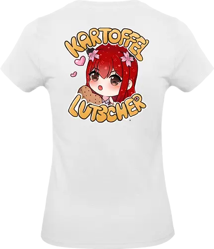 Kartoffel lutscher Druck (hinten) - Xlxwnz, safespace, dbd, gaming, streaming, twitch, Sasukara - Standard T-Shirt (Frauen)