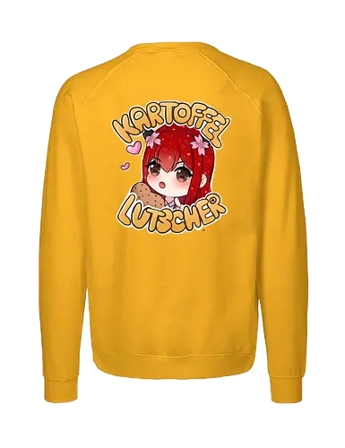 Kartoffel lutscher Druck (hinten) - Xlxwnz, safespace, dbd, gaming, streaming, twitch, Sasukara - Fairtrade Sweatshirt